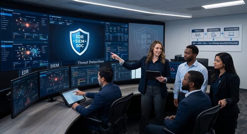 How EDR, SIEM, and SOC Work Together