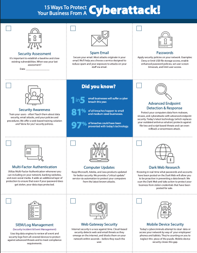 resources-15 ways to prevent a cyberattack